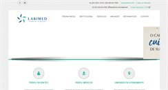 Desktop Screenshot of labimed.com.br