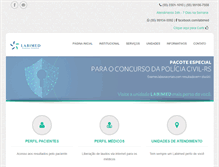 Tablet Screenshot of labimed.com.br